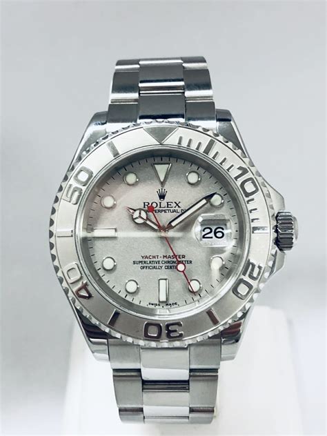 used rolex yachtmaster platinum|rolex yacht master 16622 40mm.